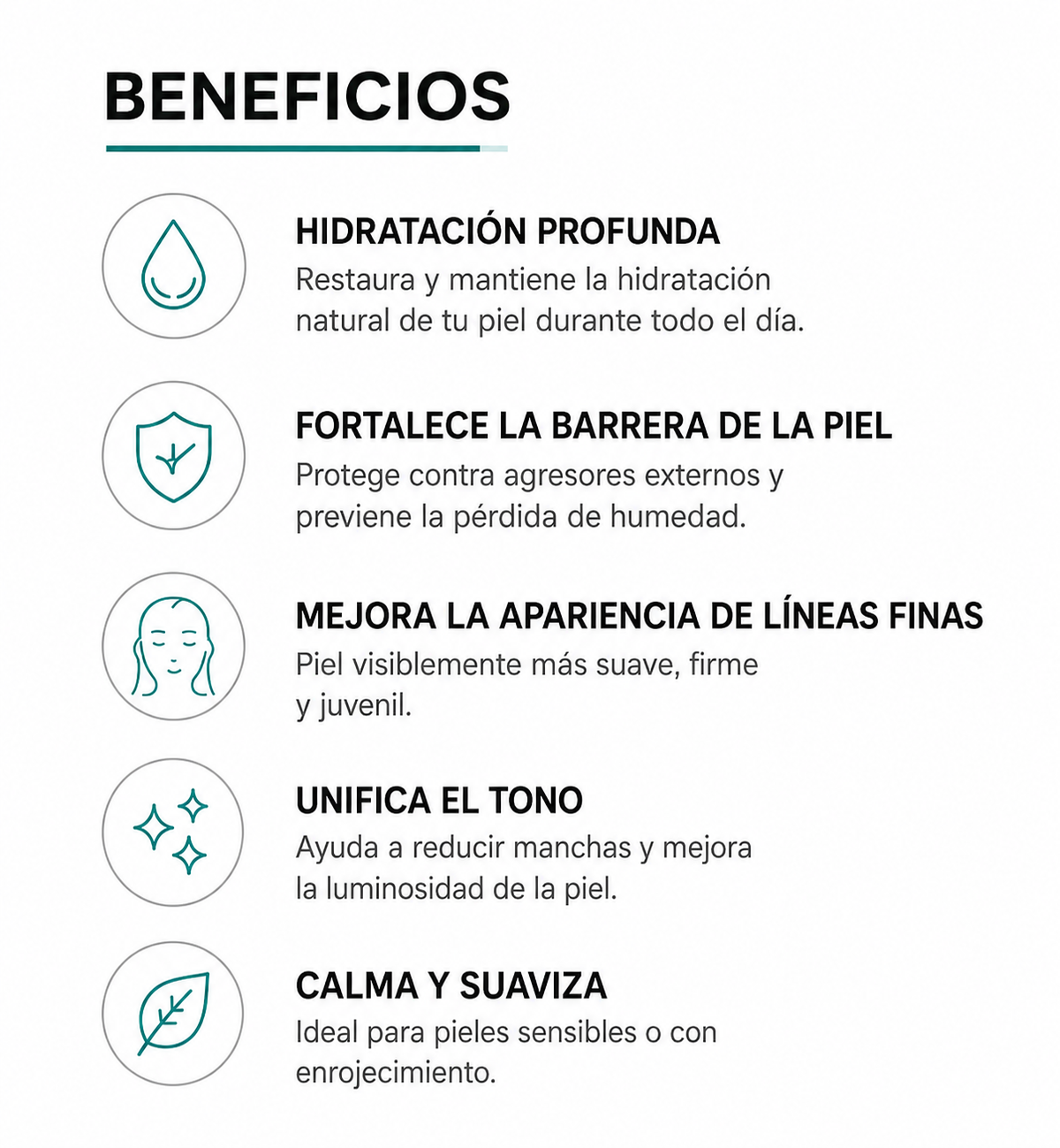 Beneficios de la Crema NIDA: hidratación profunda, barrera de la piel fortalecida y piel más suave