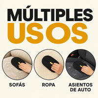 Múltiples usos: sofás, ropa y asientos de auto